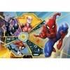 Trefl-60 Pièces pour Les Enfants à partir de 4 Ans Puzzle, 17372, sur la Toile de Spider-Man Disney Marvel Spiderman, 60