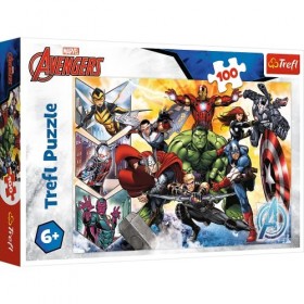 Trefl Puzzles, 16431, Le Pouvoir des Avengers/Disney Marvel Les Avengers