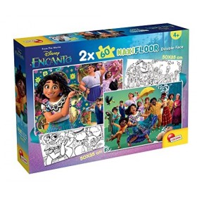 Lisciani Giochi DF Maxifloor, 98163, Disney Puzzle Double Face 2 x 60 pièces Encanto, Moyen