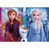 Clementoni- Supercolor Disney La Reine des Neiges 2-30 pièces-Puzzle Enfant-fabriqué en Italie, 3 Ans et Plus, 20251, Multico