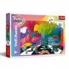 Trefl Together, Trolles Amusants 100 Pièces – Puzzle Colorés avec des Personnages de Bande Dessinée, Divertissement Créatif, 