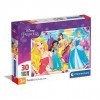 Clementoni Disney Princess Princesas Clementoni-08503-Supercolor Collection-Princess-30 pièces, 08503, Multicolore