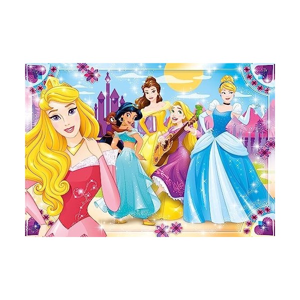 Clementoni Disney Princess Princesas Clementoni-08503-Supercolor Collection-Princess-30 pièces, 08503, Multicolore