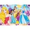 Clementoni Disney Princess Princesas Clementoni-08503-Supercolor Collection-Princess-30 pièces, 08503, Multicolore