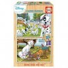 Educa - Super Puzzles. Disney Animals. 2 Puzzles Engant 25 pièces en Bois. Recommandé à partir de 3 Ans 18082 