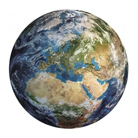 Clementoni- Space Collection Round Earth-500 Pièces-Puzzle, Divertissement pour Adultes-Fabriqué en Italie, 35152