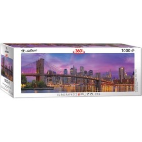 EuroGraphics 1000-Piece 6010-5301 Brooklyn Bridge New York Puzzle 1000 pièces , Coloris Assortis