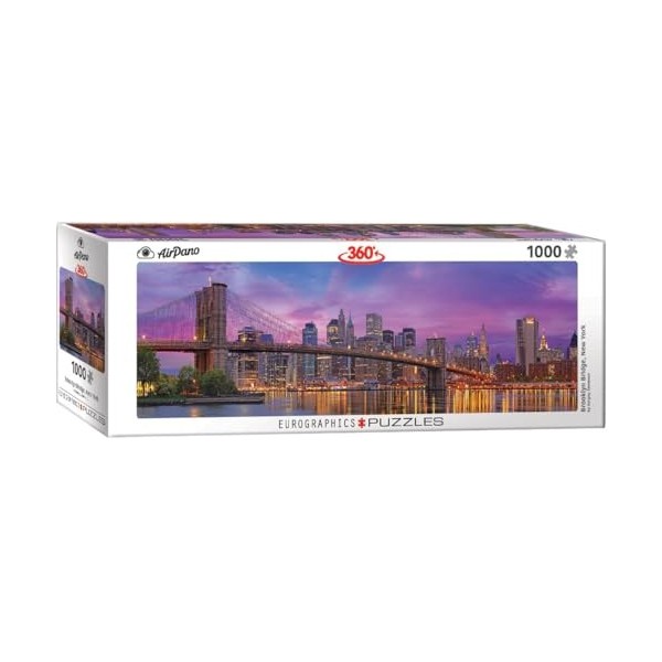 EuroGraphics 1000-Piece 6010-5301 Brooklyn Bridge New York Puzzle 1000 pièces , Coloris Assortis