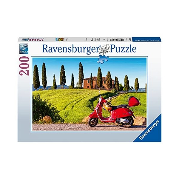 Ravensburger - Puzzle 200 pièces - Joli paysage de Toscane - 13318 - Pour adultes et enfants dès 10 ans - Premium Puzzle de q