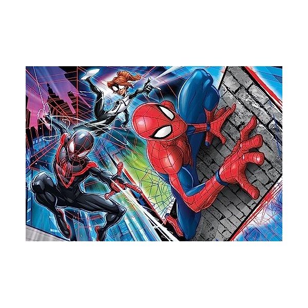 Clementoni - 24497 - Supercolor Puzzle - Spiderman - 24 Maxi Pièces