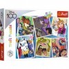 Trefl Donald Duck Disney Heroes-Puzzle de 200 pièces-Collage avec Les héros de Contes de fées, pour Les Enfants âgés de 7 Ans