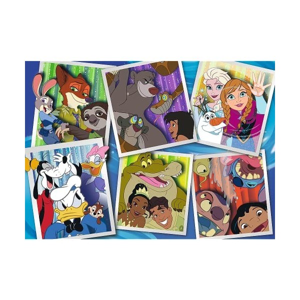 Trefl Donald Duck Disney Heroes-Puzzle de 200 pièces-Collage avec Les héros de Contes de fées, pour Les Enfants âgés de 7 Ans