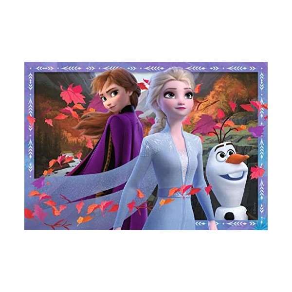 Ravensburger - Puzzle Enfant - Puzzles 2x24 p - Vers des contrées glacées - Disney La Reine des Neiges 2 - Dès 4 ans - 05010