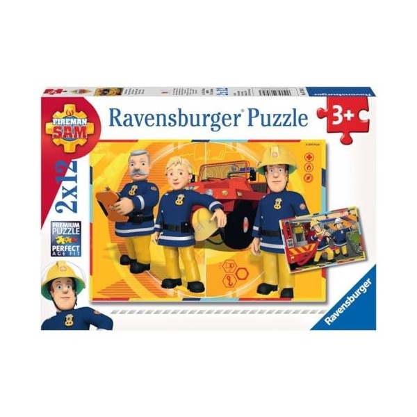 Ravensburger - Puzzle Enfant - Puzzles 2x12 p - Mickey, Minnie et leurs amis - Disney - Dès 3 ans - 07565