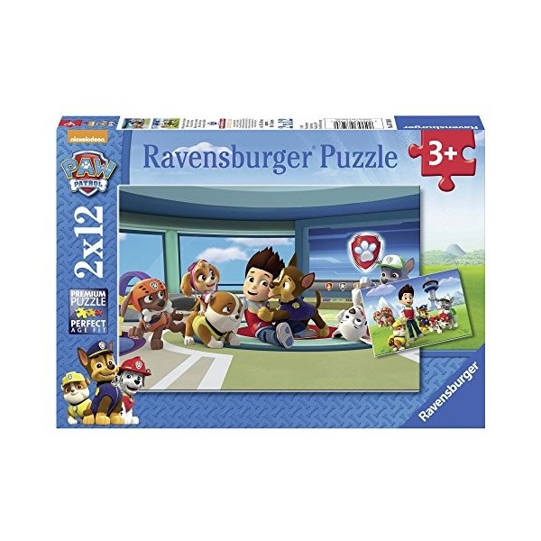 Ravensburger - Puzzle Enfant - Puzzles 2x12 p - Mickey, Minnie et leurs amis - Disney - Dès 3 ans - 07565