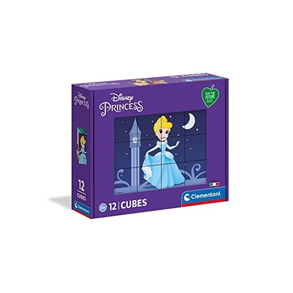 Clementoni Puzzle Cubo Princesas Disney 12pzs