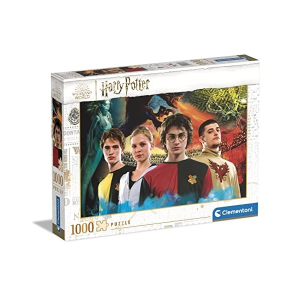 Clementoni Does Not Apply 1000 pièces, Fantaisie, Puzzle Personnage Harry Potter, Divertissement pour Adulte-fabriqué en Ital