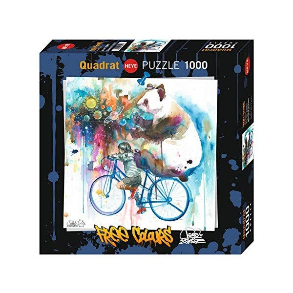 Heye- Puzzle 1000 pcs carré, 29851, Multicolore
