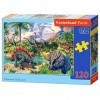 Castorland - B-13234-1 - Puzzle - Dinosaur Volcanos - 120 Pièces