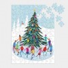 Galison 9780735370159 Tree Skaters 130 Piece Puzzle Ornament