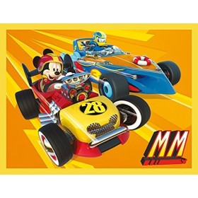 Clementoni - 41183 - Baby Cube Puzzle - Mickey and the Roadster Racers&nbsp;- 12&nbsp;Pièces - Disney