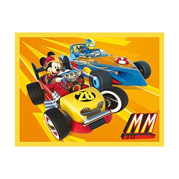 Clementoni - 41183 - Baby Cube Puzzle - Mickey and the Roadster Racers - 12 Pièces - Disney