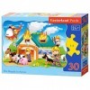 Castorland - B-03525-1 - Puzzle - Les Pompiers en Action - 30 Pièces