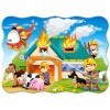 Castorland - B-03525-1 - Puzzle - Les Pompiers en Action - 30 Pièces