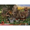 Clementoni Supercolor Jurassic World Camp Cretaceous-104 pièces, 6 Ans série Netflix, Enfant, Puzzle Dinosaure-fabriqué en It