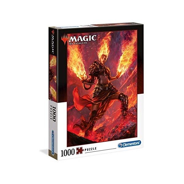 Clementoni Magic The Gathering-1000 pièces-Puzzle Adulte-fabriqué en Italie, 39561, No Color