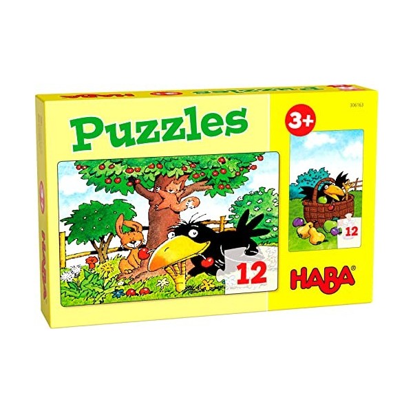 HABA- Puzzles à partir de 3, 306163, coloré