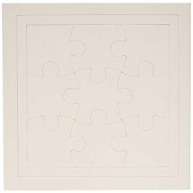 henbea&nbsp;–&nbsp;Crée ton Puzzle 9&nbsp;pièces Pack de 5&nbsp;Unités 839/B 