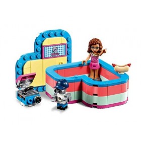 LEGO®-Friends La boîte cœur dété dOlivia Jouet pour Fille et Garçon à Partir de 6 Ans et Plus, 93 Pièces 41387