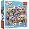 Trefl - Thomas & Friends, Super Tomek - Puzzle 3en1, 3 Casse-Têtes, de 12 à 24 éléments - Puzzle avec Les Héros de Conte de F