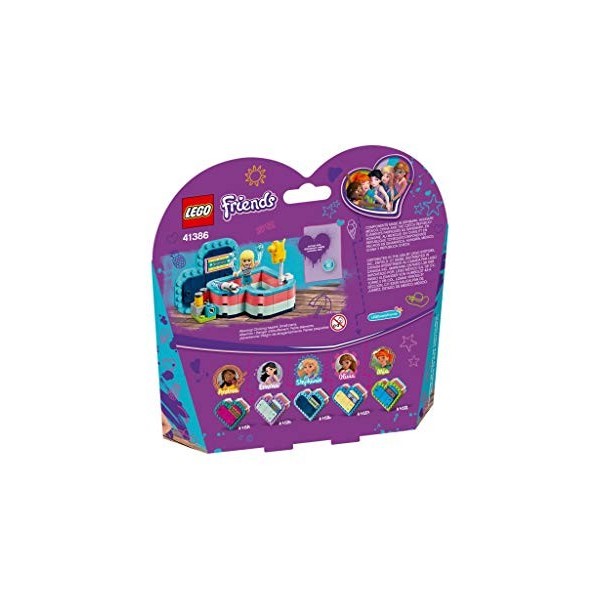 LEGO®-Friends La boîte cœur dété dEmma Jouet pour Fille et Garçon à Partir  de 6 Ans et Plus, 86 Pièces 41385