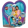 LEGO®-Friends La boîte cœur dété de Stéphanie Jouet pour Fille et Garçon à Partir de 6 Ans et Plus, 95 Pièces 41386