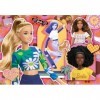 Clementoni Supercolor Barbie – 104 pièces Enfants 6 Ans, Puzzle Dessins animés, fabriqué en Italie, 25753, Multicolore