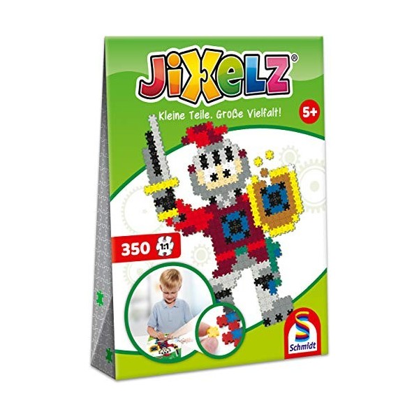 Schmidt Spiele 46135 Jixelz Chevalier 350 pièces Kit de bricolage pour enfants Multicolore