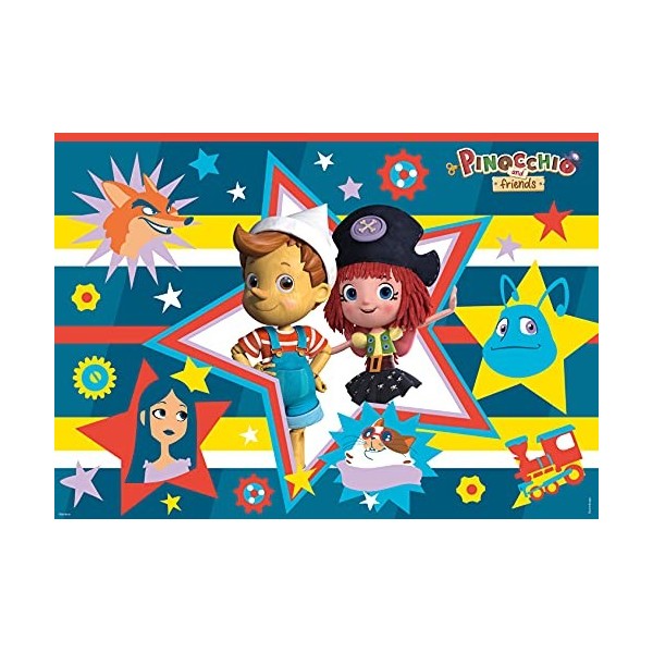 Ravensburger Pinocchio Puzzle 60 pièces géant, âge recommandé 4 Ans, 03125 2, Multicolore