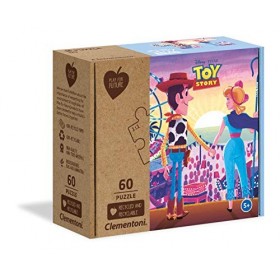 Clementoni- Puzzle Toy Story Disney Pixar 60pzs Play for Future Story-60 pièces Enfant-matériaux 100% recyclés-fabriqué en It