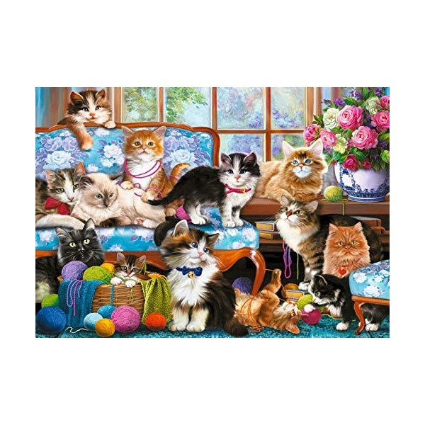 Trefl 500 Pièces DIY Moderne, Divertissement Créatif, Amusant, Puzzles Classiques avec Animaux, pour Adultes et Enfants à par