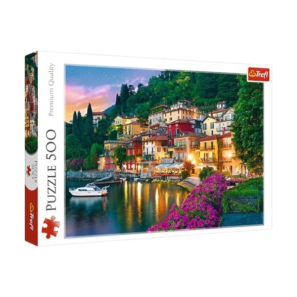 Trefl 500 Pièces Qualité Premium pour Adultes et Enfants à partir de 10 Ans Puzzle, TR37290, Lac de Côme