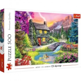 Trefl 500 Pièces Qualité Premium pour Adultes et Enfants à partir de 10 Ans Puzzle, TR37325, Idylle de Montagne