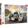 Trefl Puzzle, Moto Noire, 500 Pièces, Qualité Premium, pour Adultes et Enfants à partir de 10 Ans, TR37384