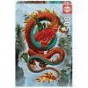 Educa - Puzzle de 500 pièces pour Enfants et Adultes | Le Dragon de la Bonne Fortune, Vincent HIE. Comprend Fix Puzzle Tail p