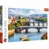 Trefl Puzzle, Prague, 500 Pièces, Qualité Premium, pour Adultes et Enfants à partir de 10 Ans, TR37382