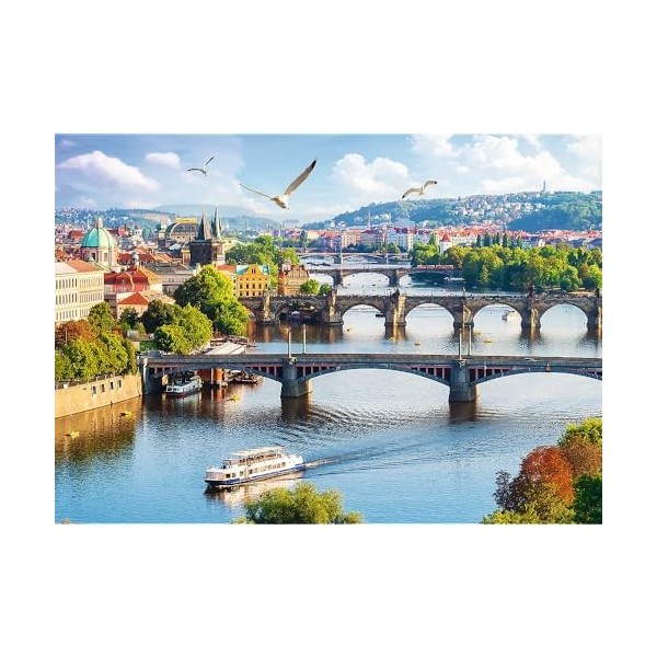 Trefl Puzzle, Prague, 500 Pièces, Qualité Premium, pour Adultes et Enfants à partir de 10 Ans, TR37382