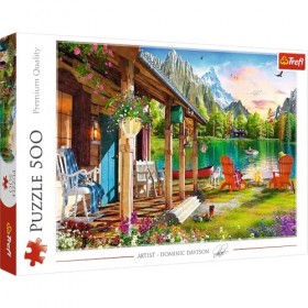 Trefl 500 Pièces Qualité Premium pour Adultes et Enfants à partir de 10 Ans Puzzle, 37408, Maison dans Les Montagnes