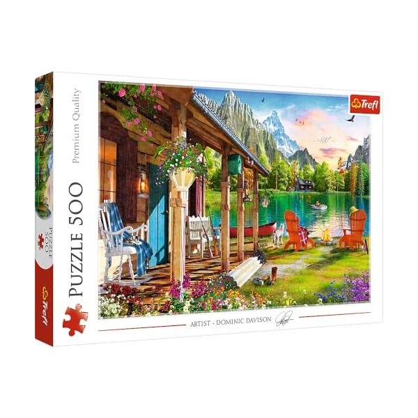 Trefl 500 Pièces Qualité Premium pour Adultes et Enfants à partir de 10 Ans Puzzle, 37408, Maison dans Les Montagnes