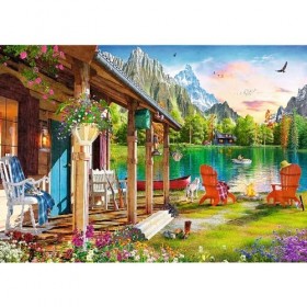 Trefl 500 Pièces Qualité Premium pour Adultes et Enfants à partir de 10 Ans Puzzle, 37408, Maison dans Les Montagnes